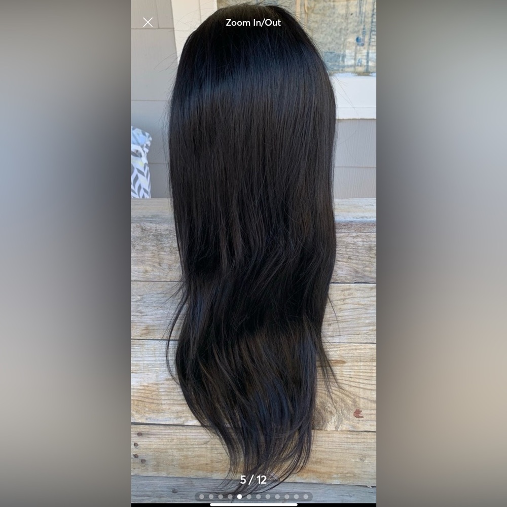 LUVME SILKY STRAIGHT GLUELESS 13X4 HD LACE WIG VIRGIN HUMAN HAIR PRE-PLUCKED - Picture 5 of 10